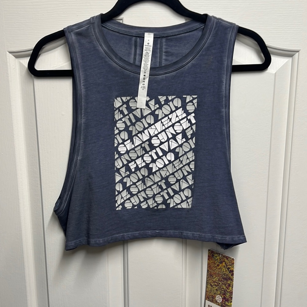 Lululemon SEAWHEEZE 2019 Muscle Love Crop Tank